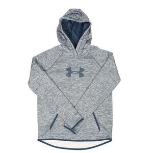 Under Armour Fleece Storm Hoodie Womens Small ColdGear Sweatshirt Heather Green